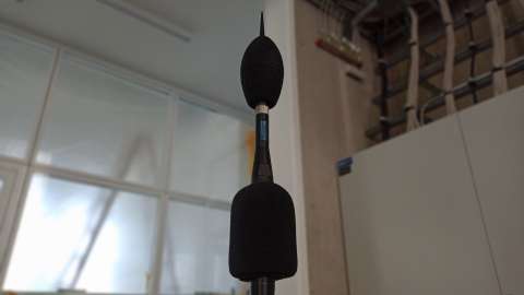 Baustellenmikrofon