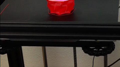 3D-Druck einer Vase als Anschauungsobjekt