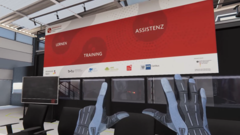 Virtueller Zwilling der Lernfabrik am Standort Cottbus