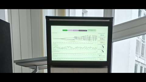 Display mit Datenanzeige