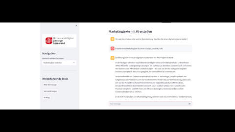 Marketing Texte mit KI erstellen