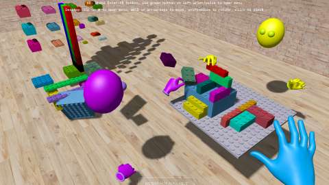 Klemmbausteine in VR