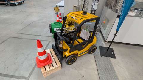 Gabelstapler als Technologieträger