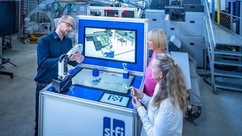 Demonstrator im Technikum