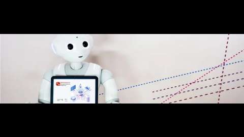 Der soziale, humanoide Roboter "Pepper" ist er ein sympathisches Beispiel für die Anwendung von KI.
