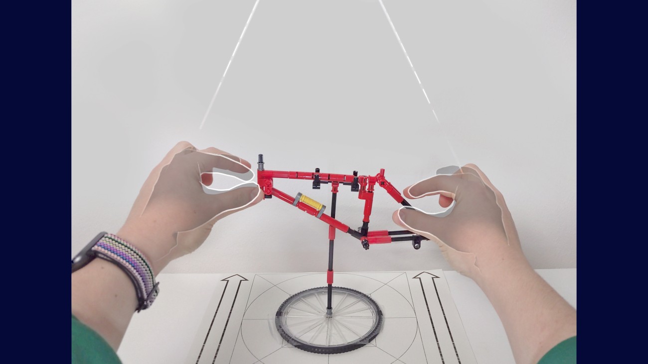 Handdetektion für die Aufnahme einer Handbewegung