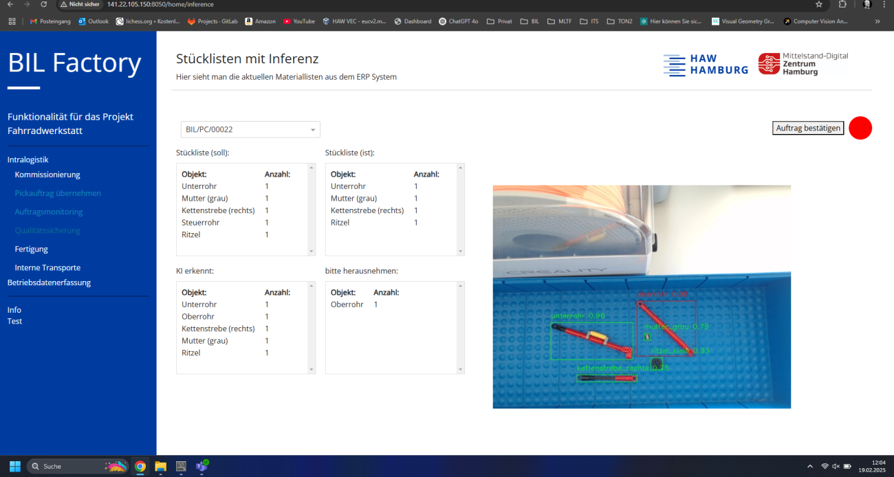 Blick ins Dashboard. Ein Falschteil in der Wanne.
