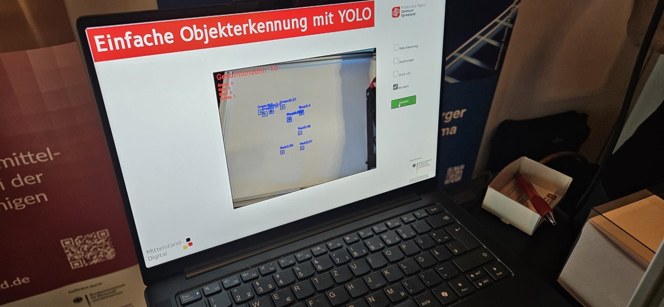 Anwendungsbeispiel zählen von Kugeln