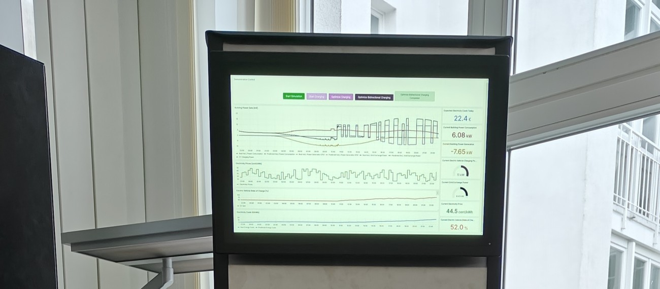 Display mit Datenanzeige