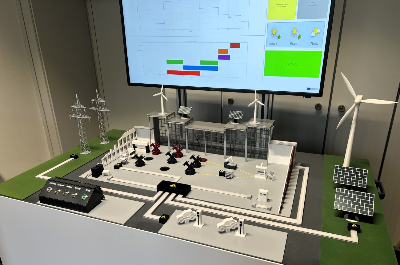 Modelfabrik "Energieflexible Produktion" | Foto: Jonas Hörnschemeyer / BIBA