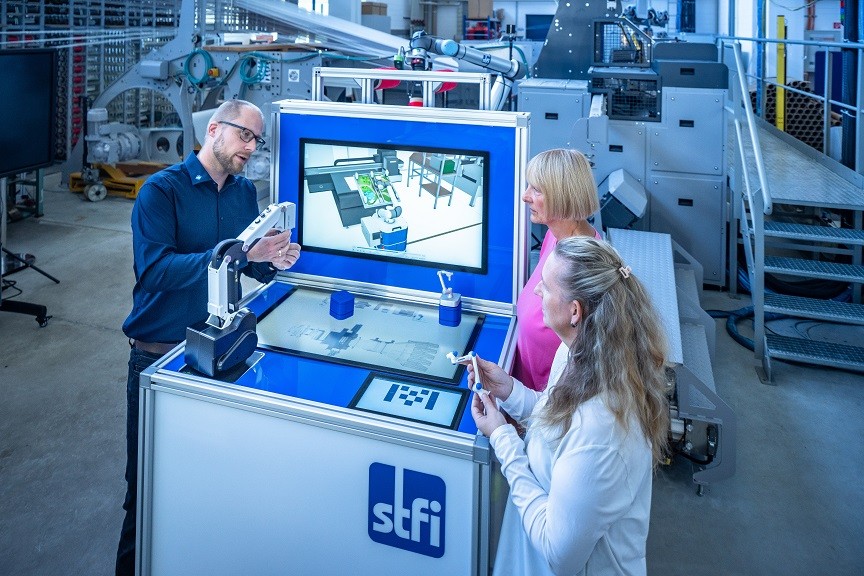 Demonstrator im Technikum
